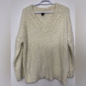 H&M fluffy Longsleeve oversized size xsmall